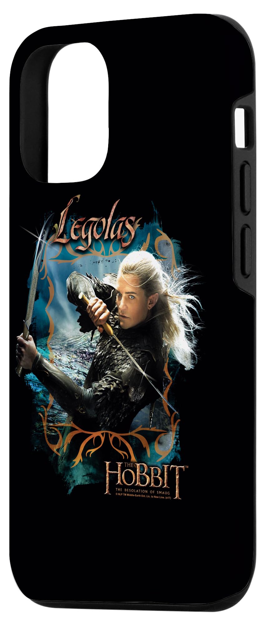 Premium iPhone 12/12 Pro Case with The Hobbit Legolas Knives Design - Durable Protection for Fantasy Fans | Perfect for Cosplay, Movie Nights & Lord of the Rings Enthusiasts