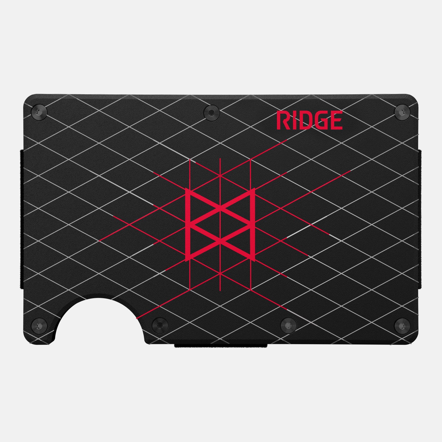 Atoms 251.1 Black Ridge Wallet - Slim Minimalist RFID Blocking Wallet for Men - Perfect for Everyday Carry & Travel Accessories