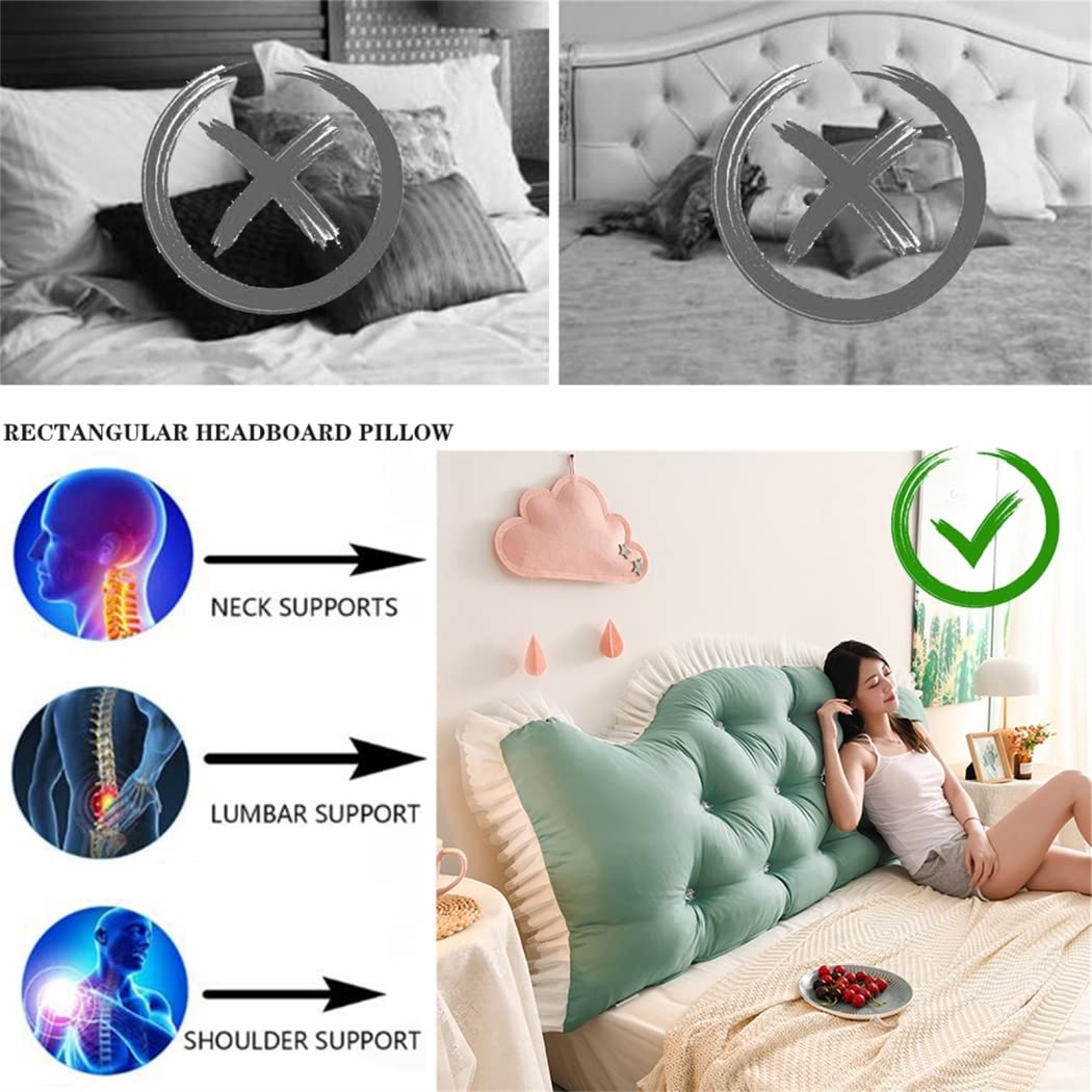 Extra Large Soft Reading Pillow for Adults - 47