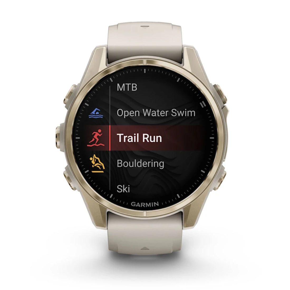 Fenix 8 43mm Smartwatch with AMOLED Display & Sapphire Glass - Perfect for Running, Hiking, and Outdoor Adventures