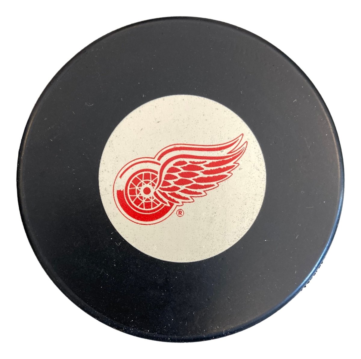 Official Detroit Red Wings NHL Hockey Puck - Team Logo Souvenir for Fans, Collectors & Game Day Decor