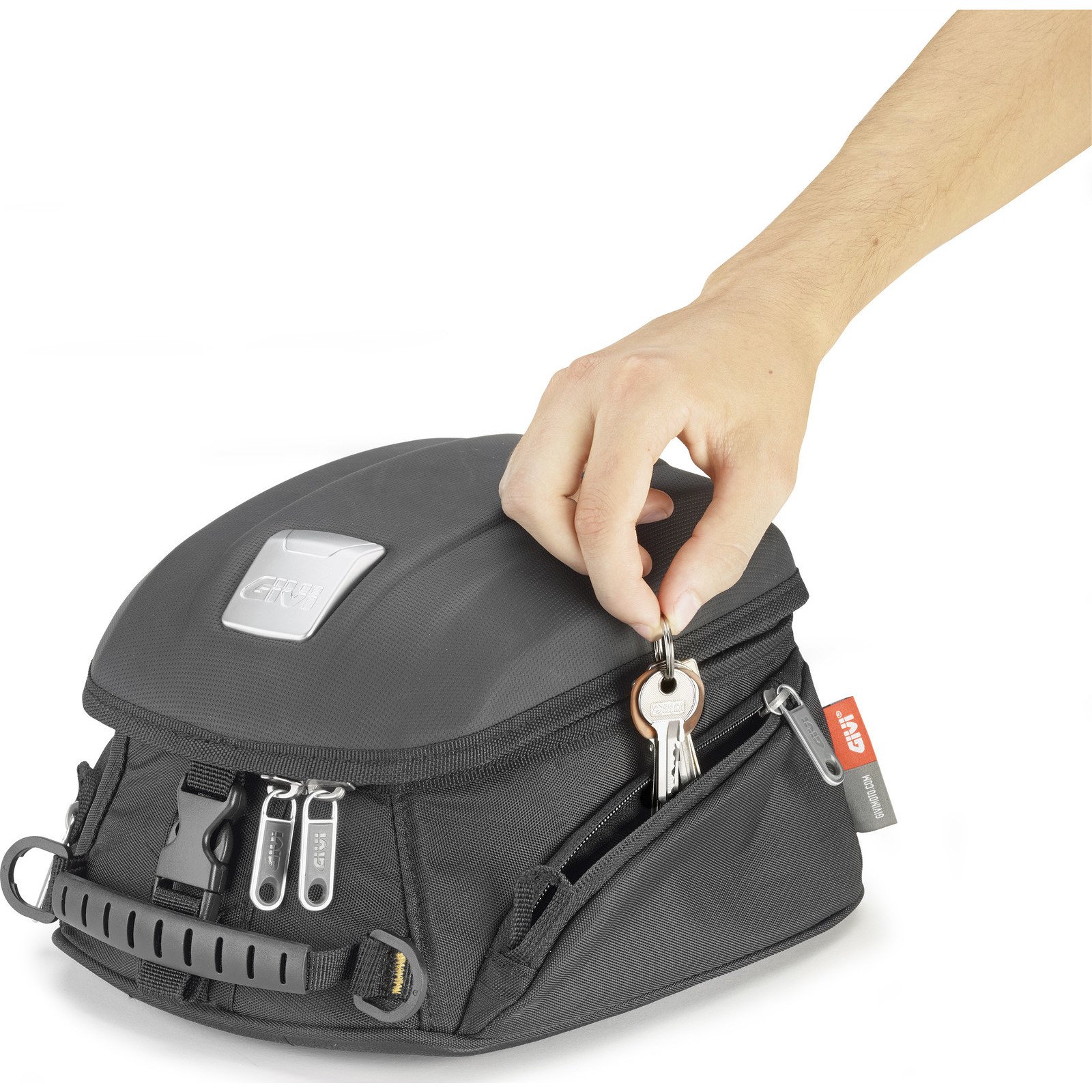 GIVI MT505 5 Liter Motorcycle Tank Bag with Tanklock System - Waterproof & Secure Storage for Adventure Riding and Daily Commutes