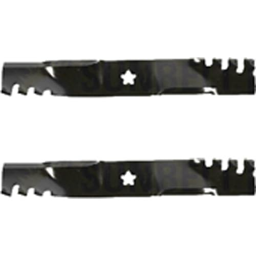 (2 Pack) Premium Mulching XHT Replacement Lawn Mower Blades - Fits Oregon 96-615 | 16.75