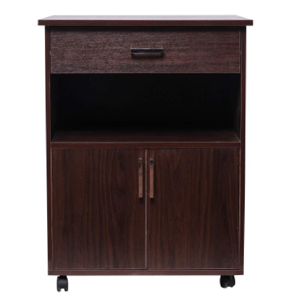 Wooden File Cabinet with Drawers & Shelves - 2-Tier Storage Organizer for Home Office, Bedroom, Living Room | Perfect for Document Storage, Office Supplies & Home Organization