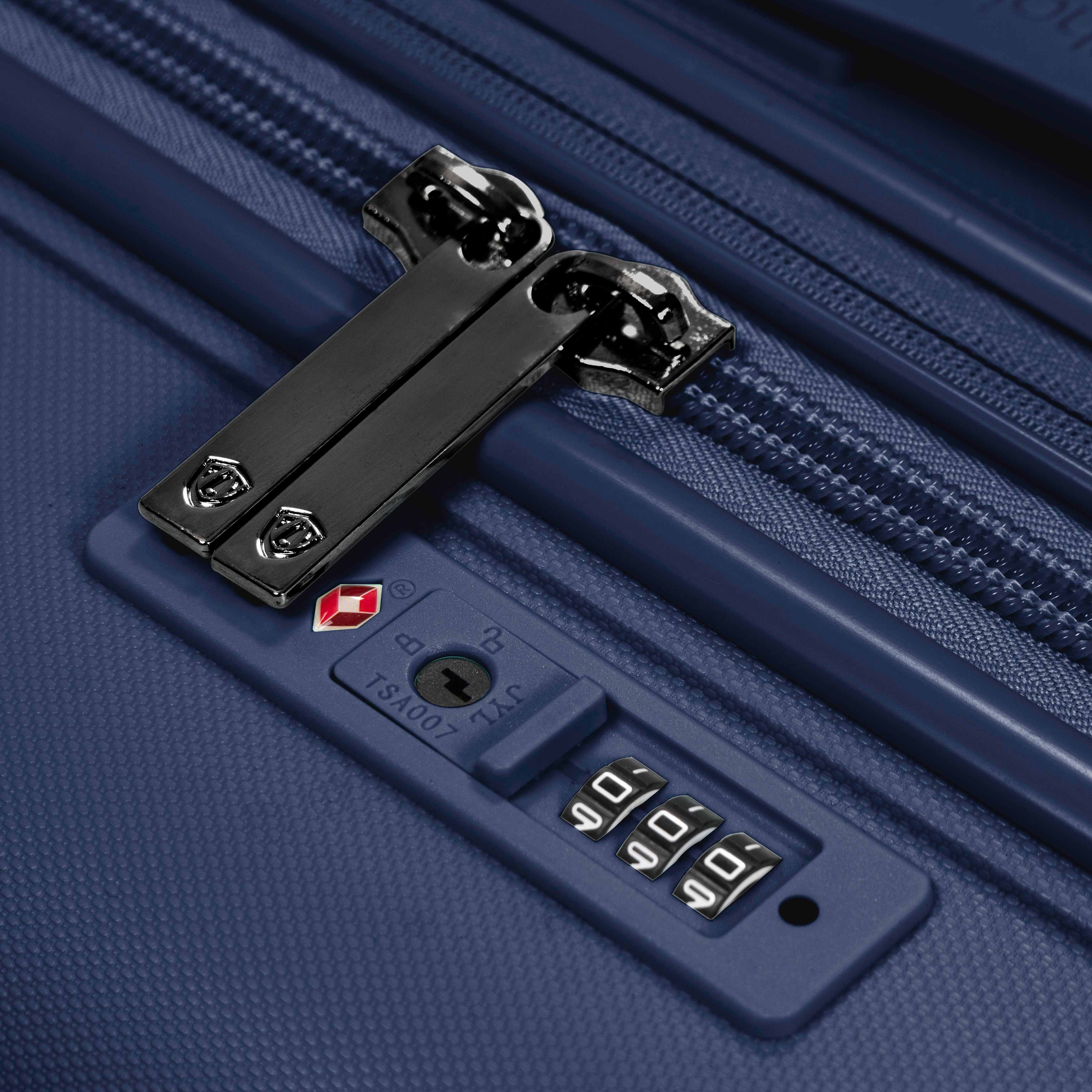 Pagosa 3 Piece Luggage Set - Lightweight Spinner Suitcase with TSA Lock - Perfect for Travel, Business Trips & Vacations
