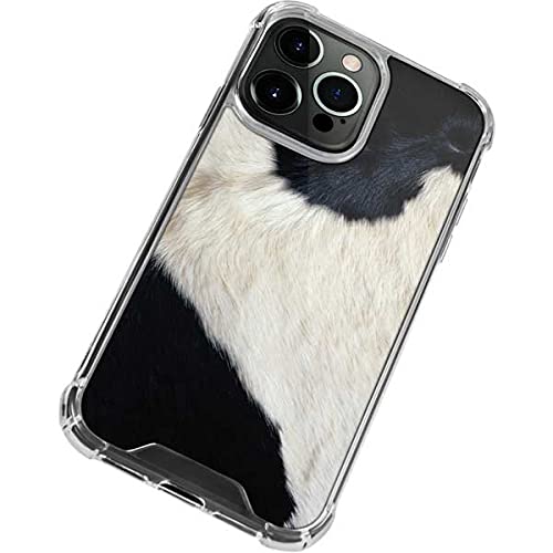 Skinit Clear Protective Phone Case for iPhone 13 Pro Max - Stylish Cow Print Design | Slim Fit, Scratch Resistant Cover for Everyday Use & Fashion Statement