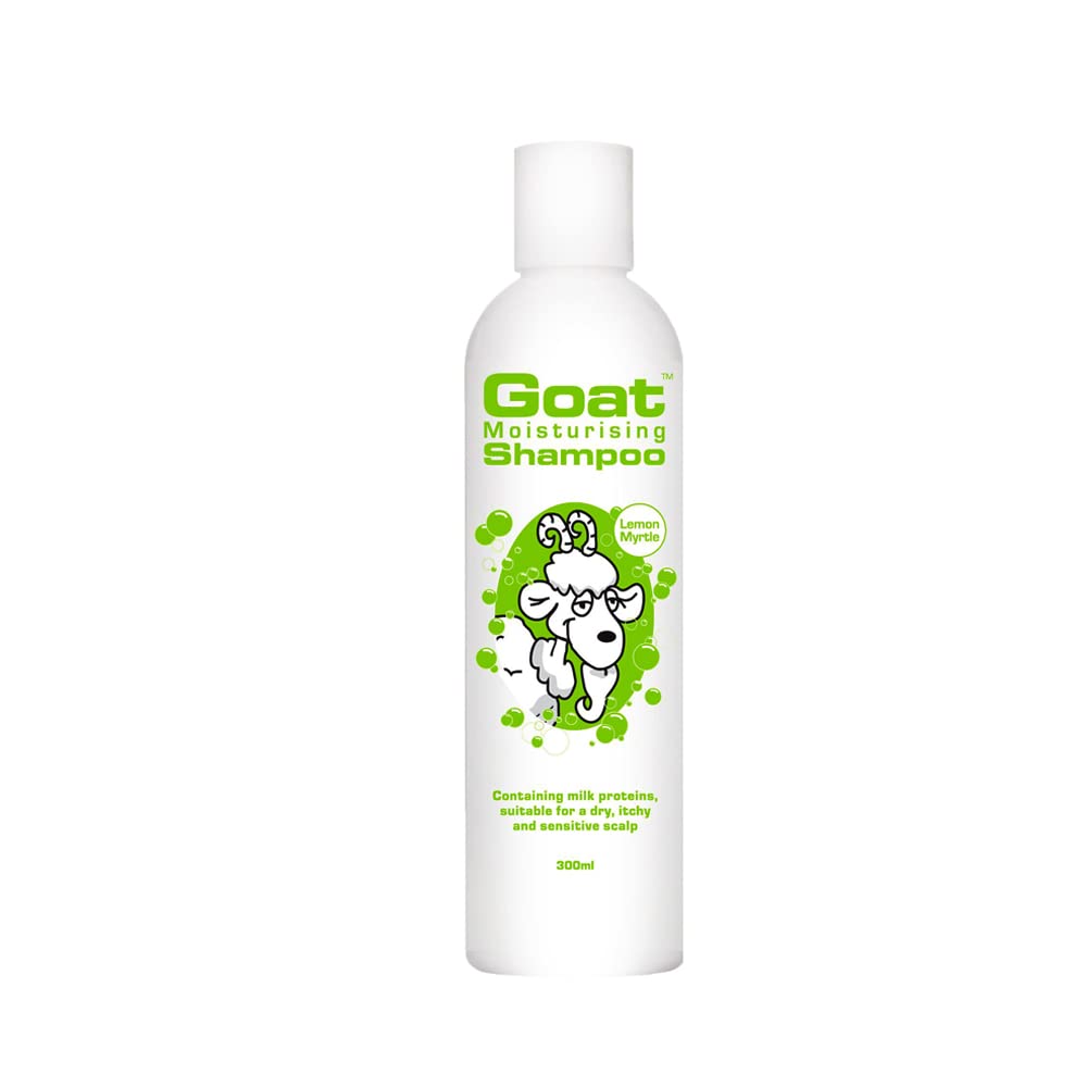 Goat Moisturizing Shampoo 10.1 oz with Argan Oil & Natural Ingredients - Coconut, Oatmeal, Manuka Honey & Lemon Myrtle (3-Pack) for Dry, Damaged Hair Care & Scalp Hydration - Perfect for Daily Use & Pet Grooming