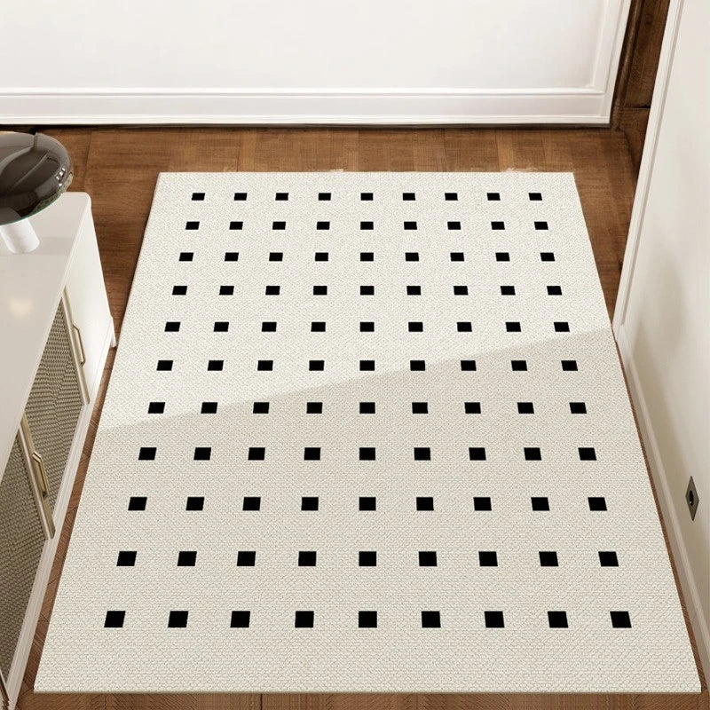 Briar PVC Geometric Waterproof Kitchen Rug - Non-Slip Floor Mat for Kitchen, Balcony, Laundry Room & Entryway - Easy to Clean Indoor Outdoor Carpet