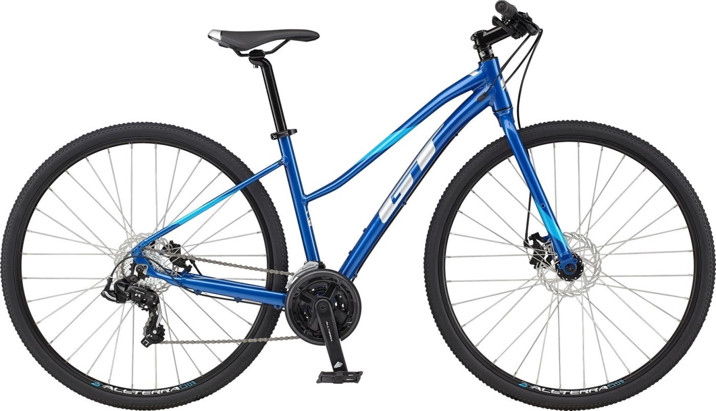 GT Transeo Sport Tourney Women's City Bike 2022 - Lightweight Aluminum Frame, 7-Speed Gears, Comfortable Commuter Bicycle for Urban Riding, Fitness & Leisure Cycling