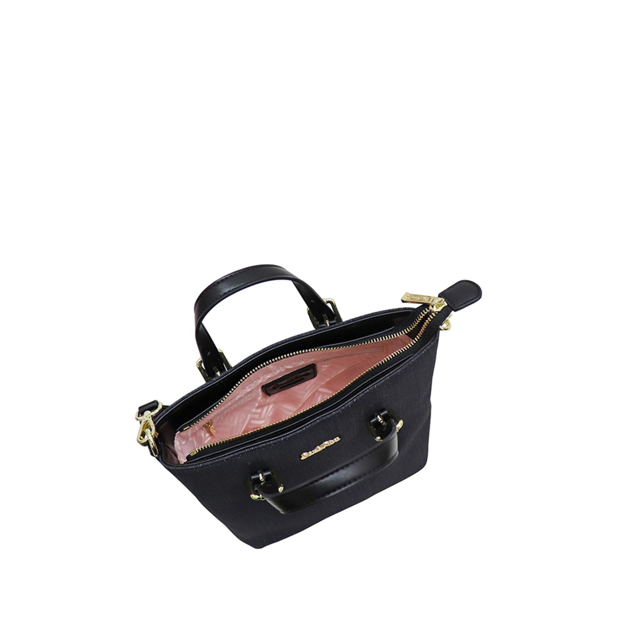Carlo Rino Women's Shoulder Bag - Stylish Black Leather Crossbody Purse for Work, Travel & Everyday Use