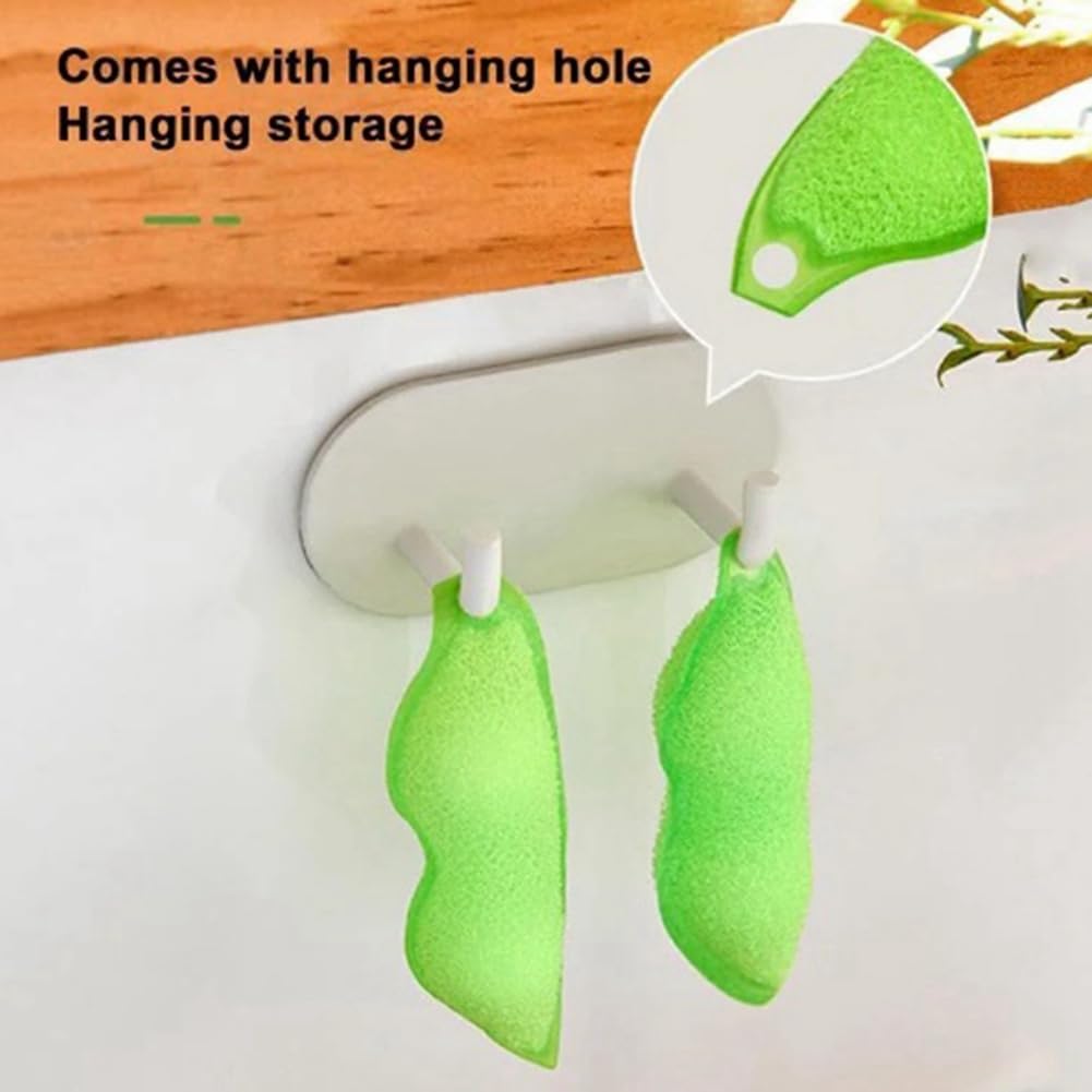 Reusable Bottle Cleaning Brush Set - Glass & Kitchen Cup Scrubber Sponge for Deep Cleaning | Dishwasher Safe, Eco-Friendly | Perfect for Baby Bottles, Wine Glasses, Travel Mugs & Water Bottles
