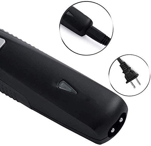 USB Rechargeable Nose & Ear Hair Trimmer for Men & Women - Professional Painless Hair Clipper with Waterproof Dual Edge Blades for Easy Cleaning - Perfect for Travel, Grooming & Personal Care