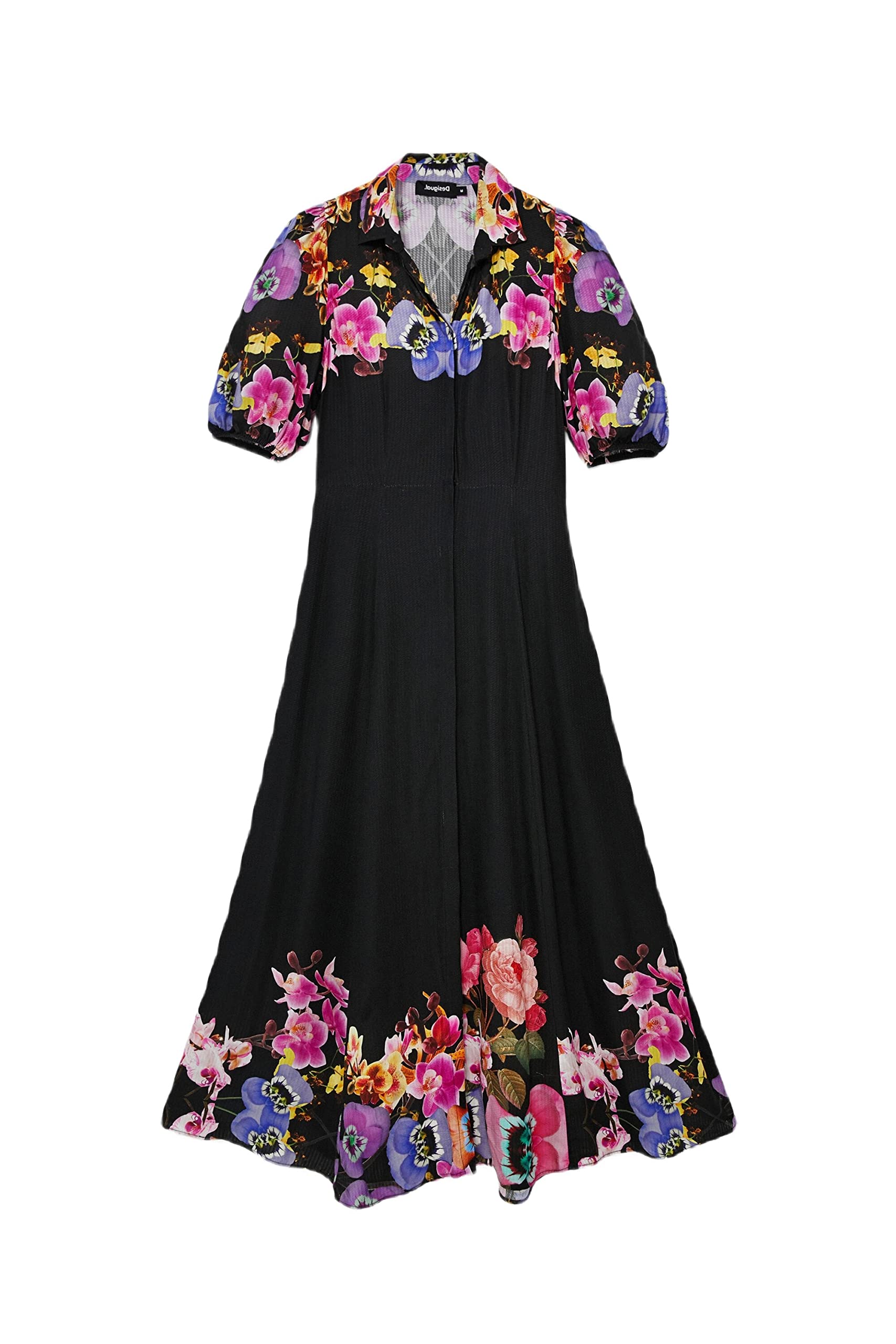 Desigual Women's Floral Print Summer Dress - Lightweight & Comfortable for Beach, Vacation & Casual Wear