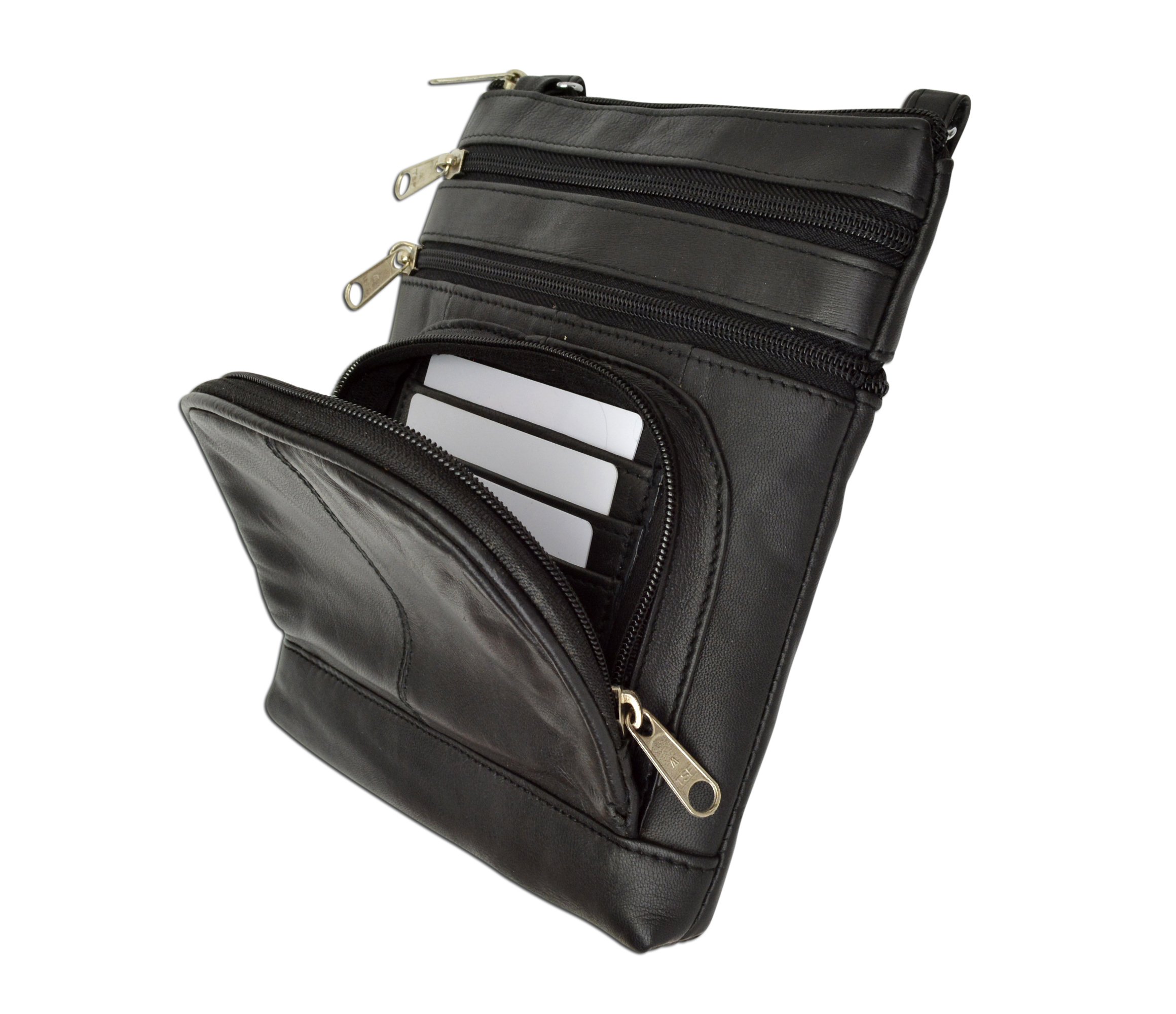 MARSHAL Unisex Cross Body Genuine Leather Bag Wallet - Stylish & Durable for Travel, Work & Everyday Use