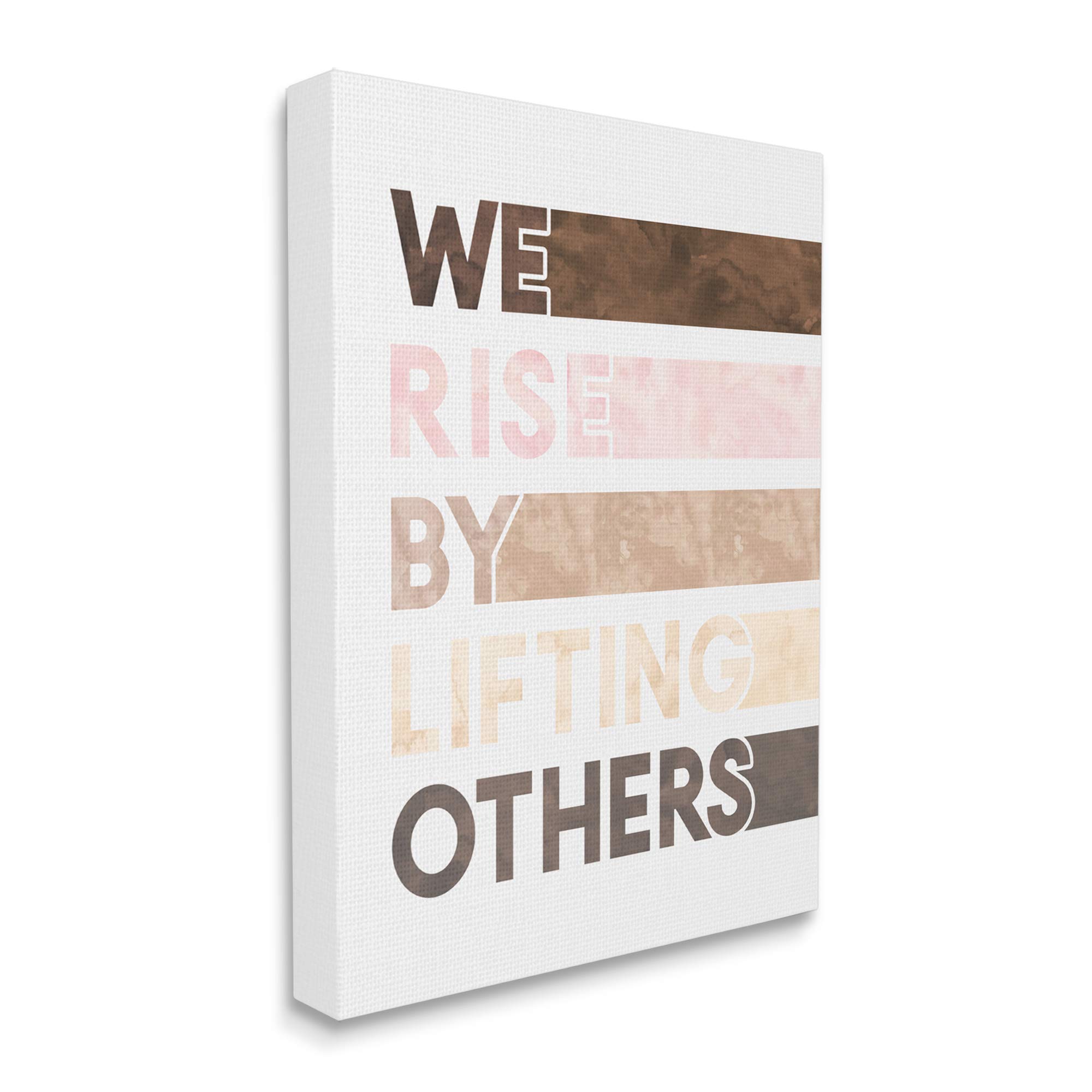 Stupell Industries 'Rise by Lifting Others' Motivational Canvas Wall Art - 36