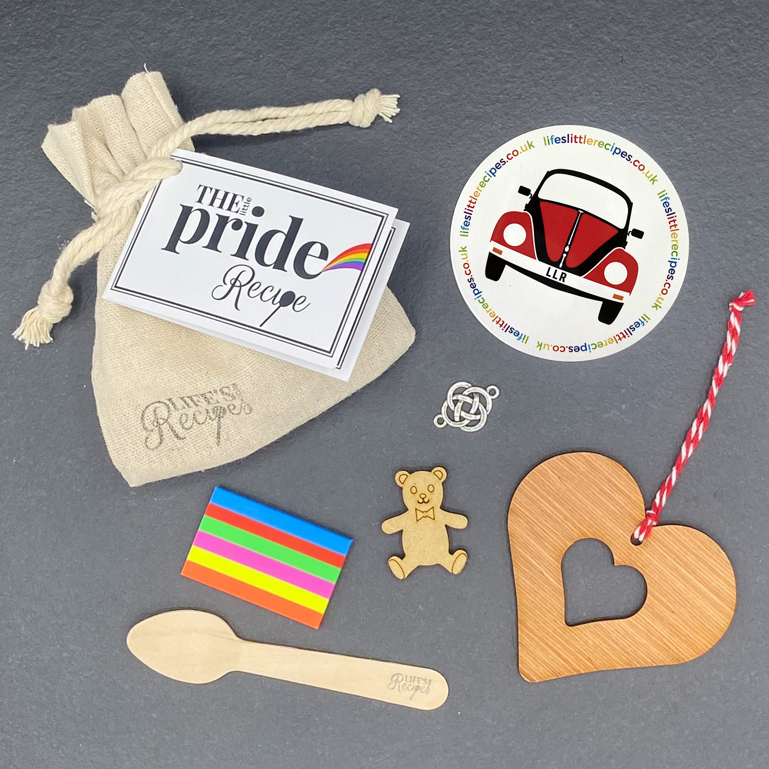 Pride Gifts - The Little Pride Recipe Book - Unique LGBT Gift for Friends, Partners & Couples | Birthday, Christmas, Wedding Present | Thoughtful LGBTQ+ Celebration for Him or Her | Perfect for Pride Month, Anniversaries & Valentine's Day
