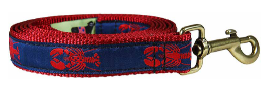 Premium Navy & Red Lobster Dog Leash - Heavy Duty, Adjustable, Reflective Pet Lead for Medium to Large Dogs - Perfect for Walking, Running, and Outdoor Adventures