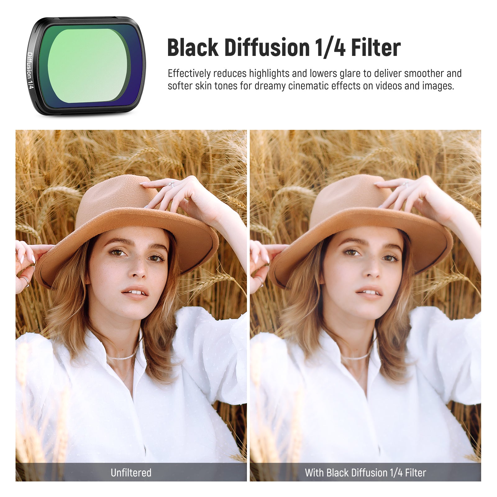 NEEWER FL B16 ND/PL Filter Set with 0.75X Wide Angle & 2X Macro Lens for DJI Osmo Pocket 3 - Perfect for Vlogging, Travel Photography, and Professional Videography