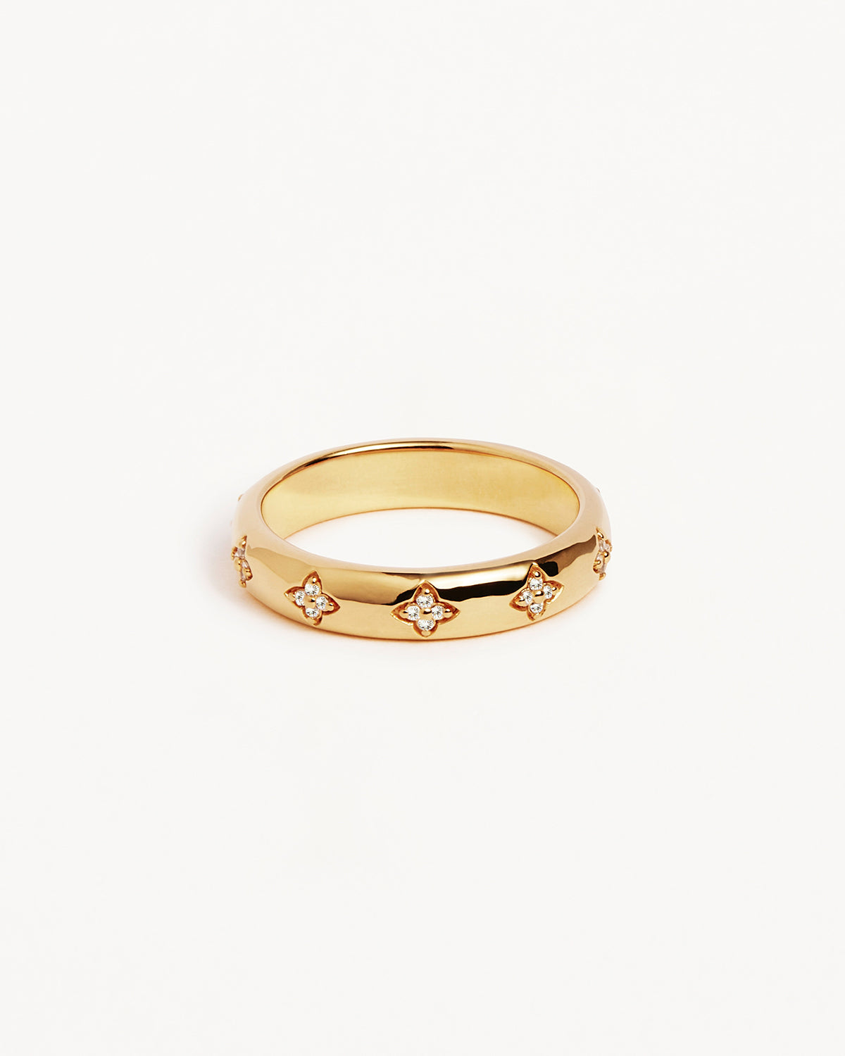 18K Gold Vermeil Lotus Flower Ring for Women - Elegant Floral Jewelry Gift for Her - Perfect for Weddings, Anniversaries & Special Occasions