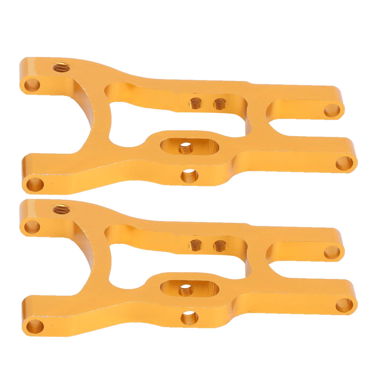 Wosume RC Car Rear Lower Arm Replacement Part - 63x40x5mm Orange Aluminum Alloy Accessory for HSP 94123 1:10 Scale Remote Control Vehicles | Durable Off-Road Racing Upgrade | Perfect for Drifting, Bashing & RC Car Maintenance