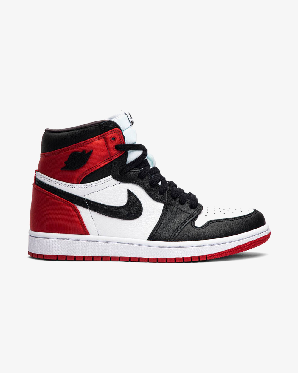 Nike Air Jordan 1 Retro High OG Satin Black Toe - Men's Basketball Shoes for Streetwear & Sneaker Collection