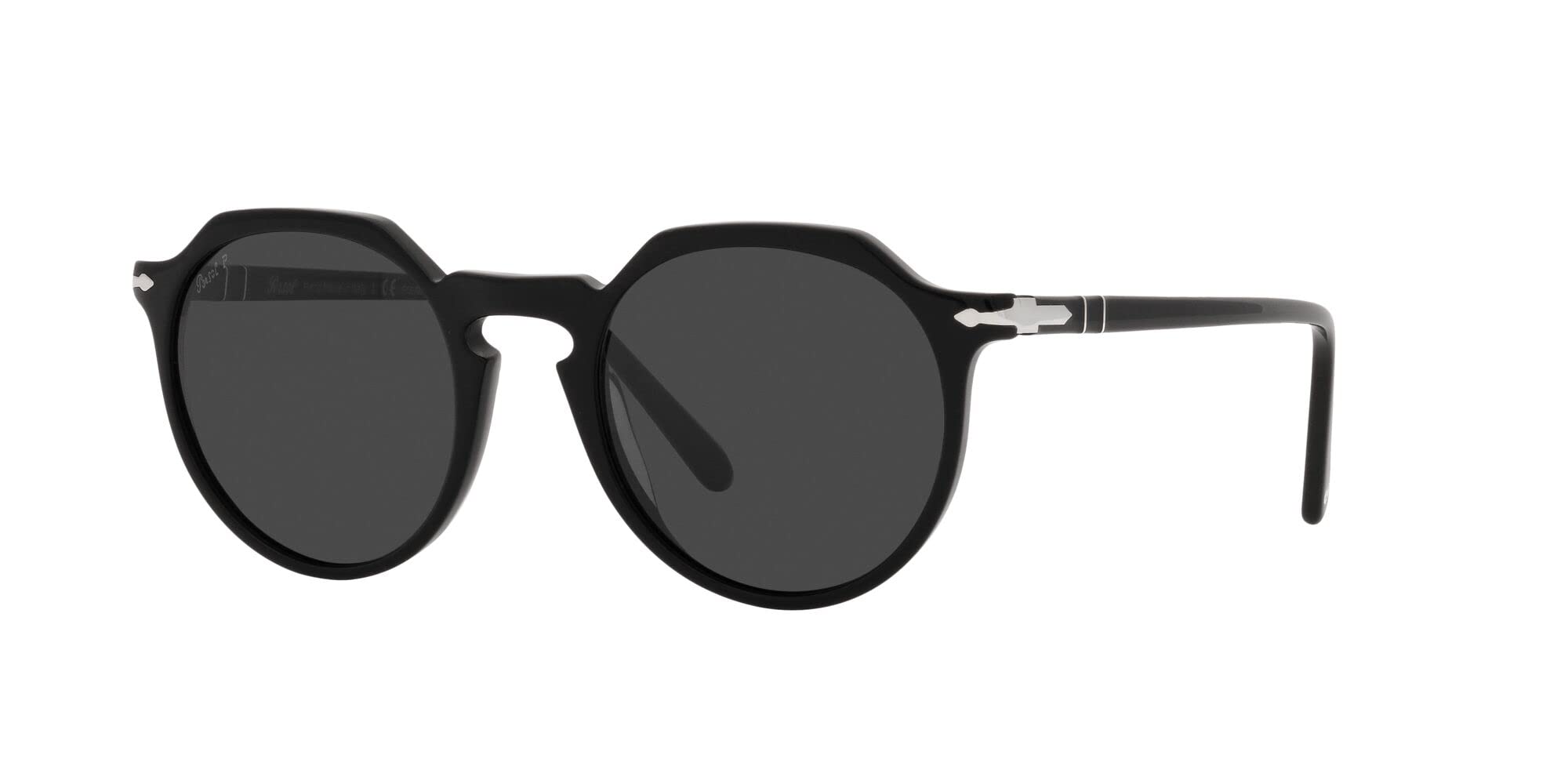 Persol PO3281S Round Sunglasses for Men & Women – Classic Vintage Style UV Protection – Perfect for Driving, Travel & Outdoor Activities