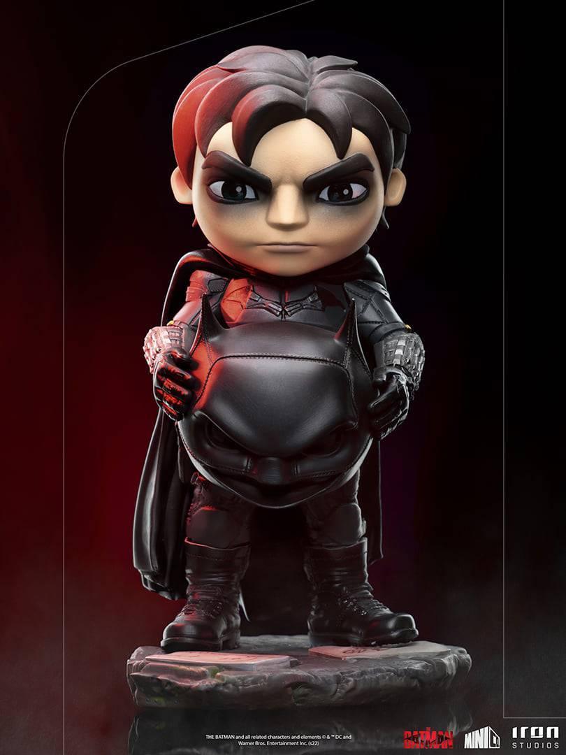 Iron Studios The Batman Unmasked MiniCo Figure - Premium Collectible Statue for DC Fans, Home Decor & Display