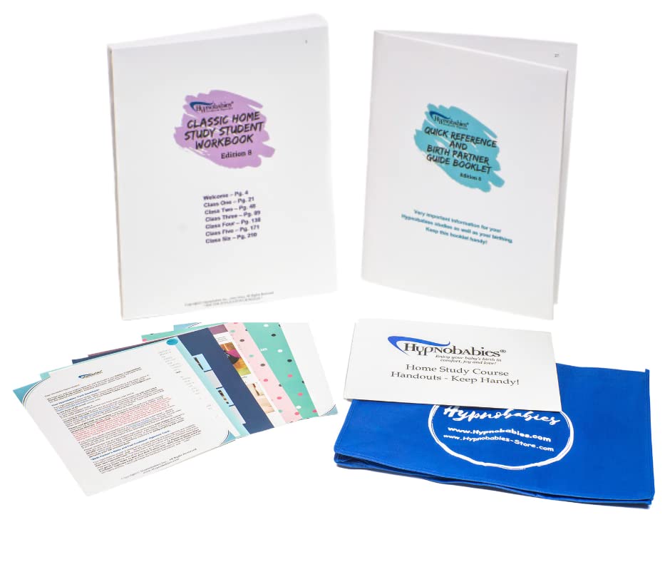 Hypnobirthing Home Study Course - Edition 8 | Natural Childbirth Preparation | Relaxation Techniques for Pregnancy & Labor | Online Childbirth Education Program