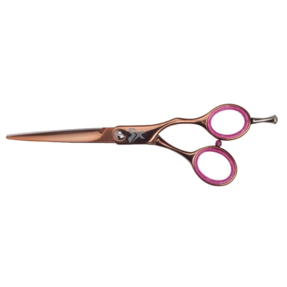 Professional Cricket Shear Xpression 5.75 Inch Hair Cutting Scissors with Protective Case - Precision Styling Tools for Salon & Home Haircuts, Trims & Layering
