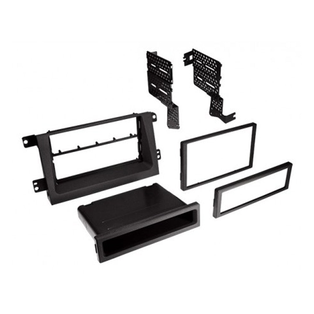 2006-2014 Honda Ridgeline Car Stereo Single DIN/Double DIN Radio Installation Kit - HONK836 Dash Mounting Bracket with Storage Pocket | Perfect for Aftermarket Audio Upgrades & Custom Installations