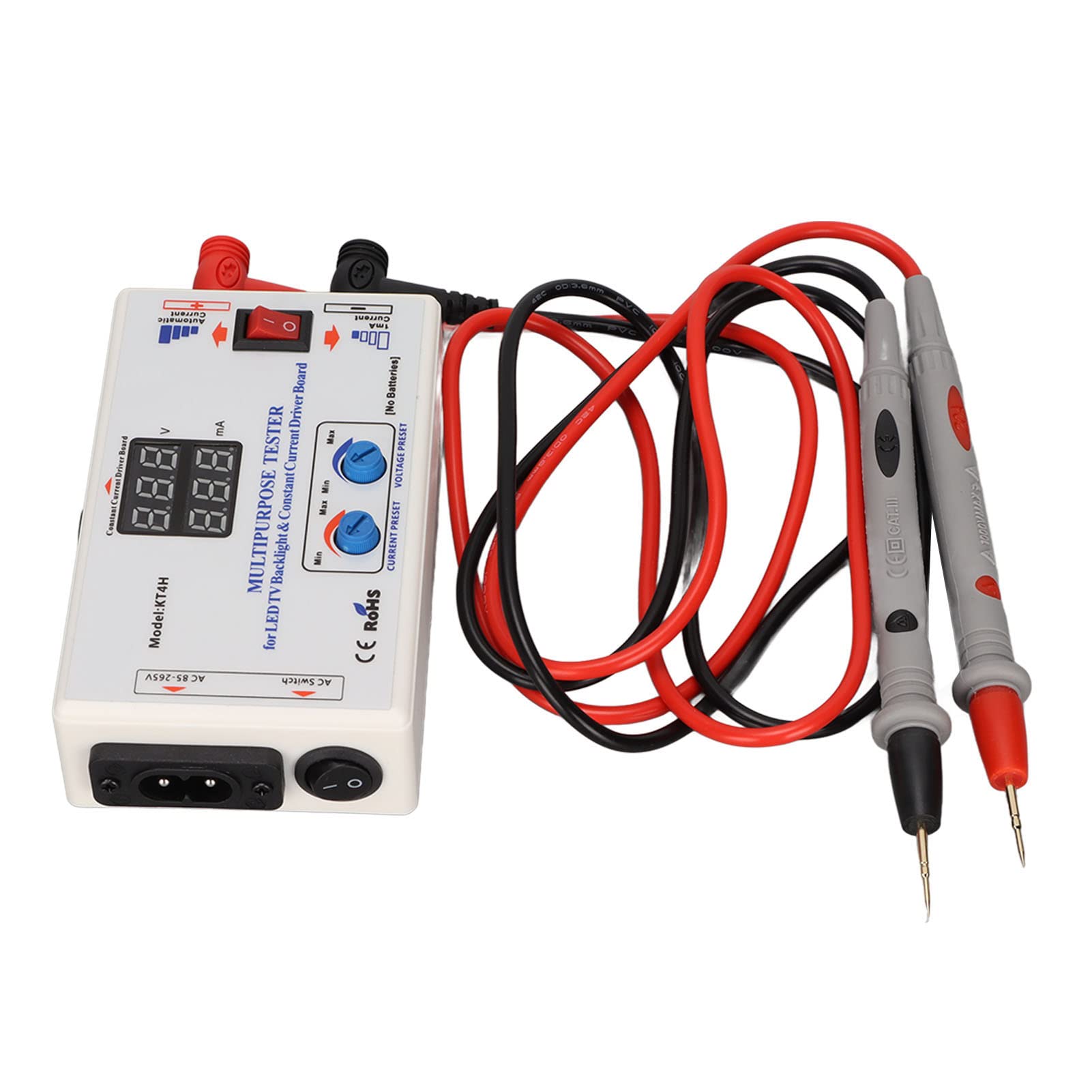PUSOKEI LED Light and TV Backlight Tester - Universal Constant Current Board Tester for LED Lamp Beads, LCD TV Backlight Light Bar Repair - Diagnostic Tool for All LED Lights (KT4H) - Perfect for Home Theater Setup, TV Repair Shops, and DIY Electronics Projects