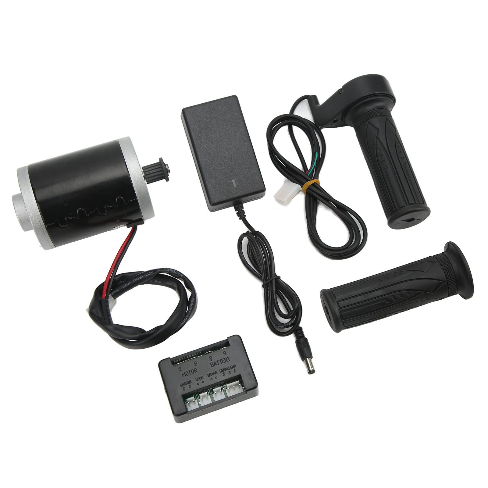 24V High Accuracy Electric Scooter Motor Kit - Rustproof Aluminum Alloy Brushed Professional Motor with Controller for Electric Tricycles | Perfect for Commuting, Delivery Services & Outdoor Adventures