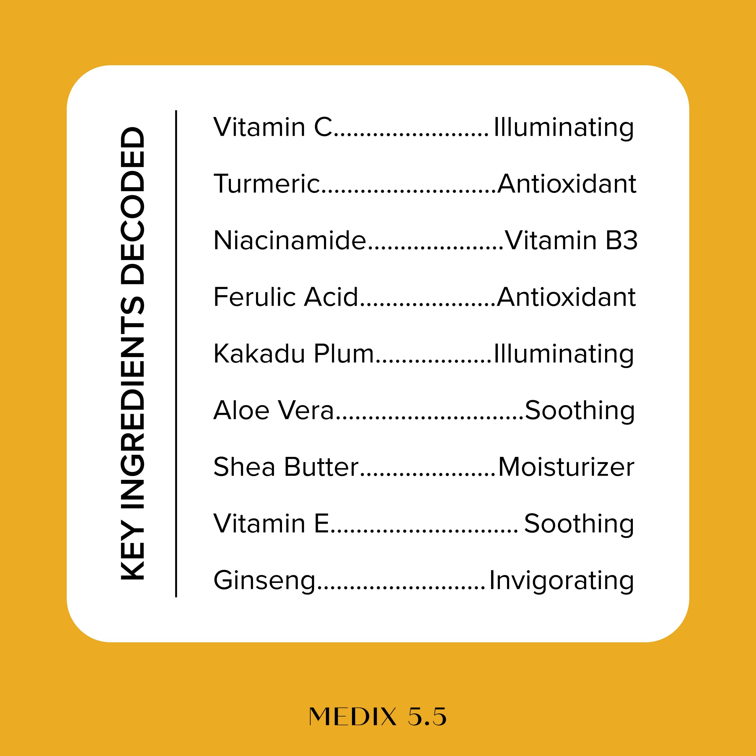 Medix 5.5 Vitamin C Brightening Cream - Anti-Aging Face & Body Moisturizer for Women & Men | Dark Spot Corrector, Wrinkle Reducer & Skin Tone Evening Lotion (15 Fl Oz) | Perfect for Daily Skincare Routine & Nighttime Hydration