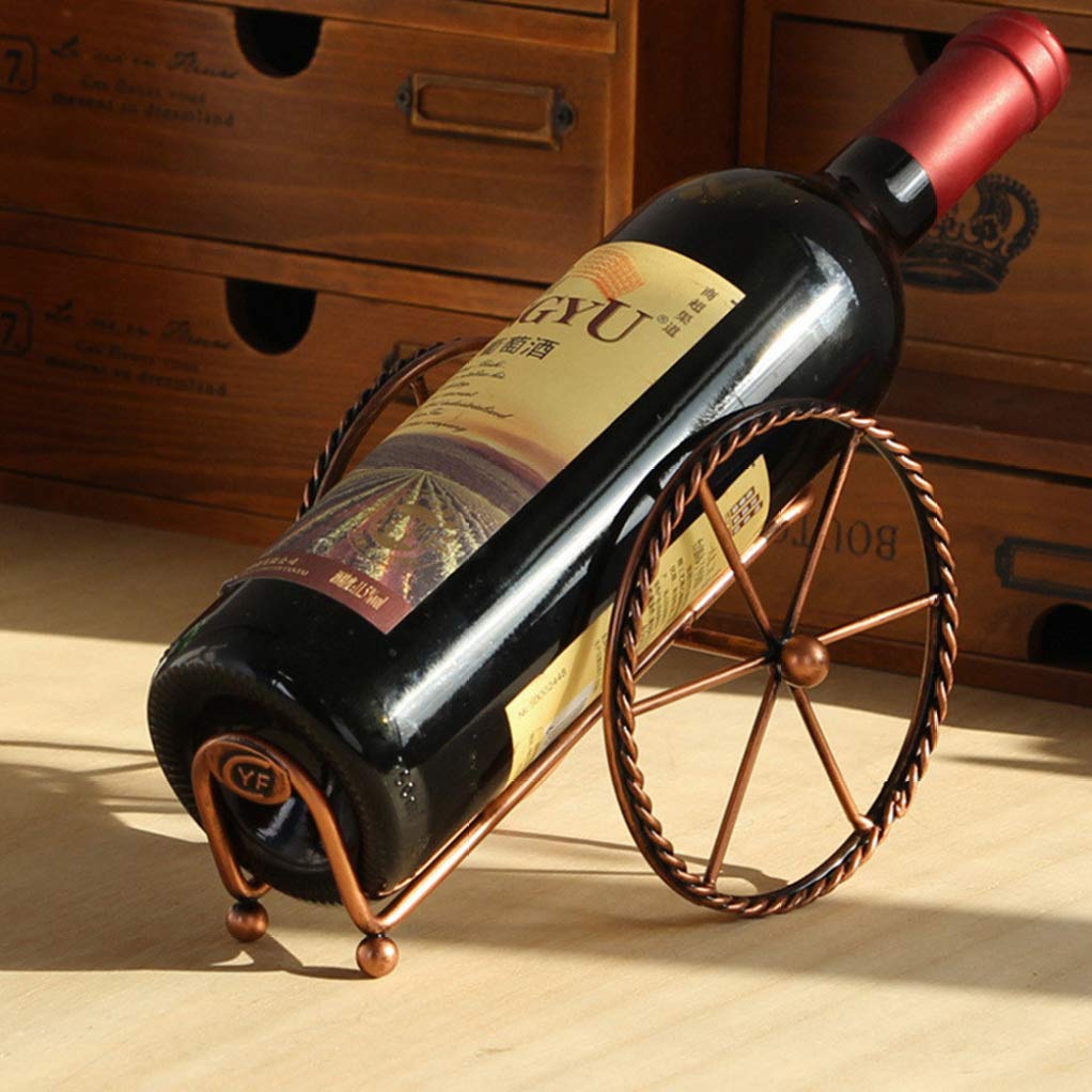 Handmade Metal Wine Rack for Kitchen, Bar & Dining Table - Elegant Wine Bottle Holder for Home Decor, Wedding Banquet Display & Party Serving - Perfect for Wine Storage, Gift Giving & Entertaining Guests