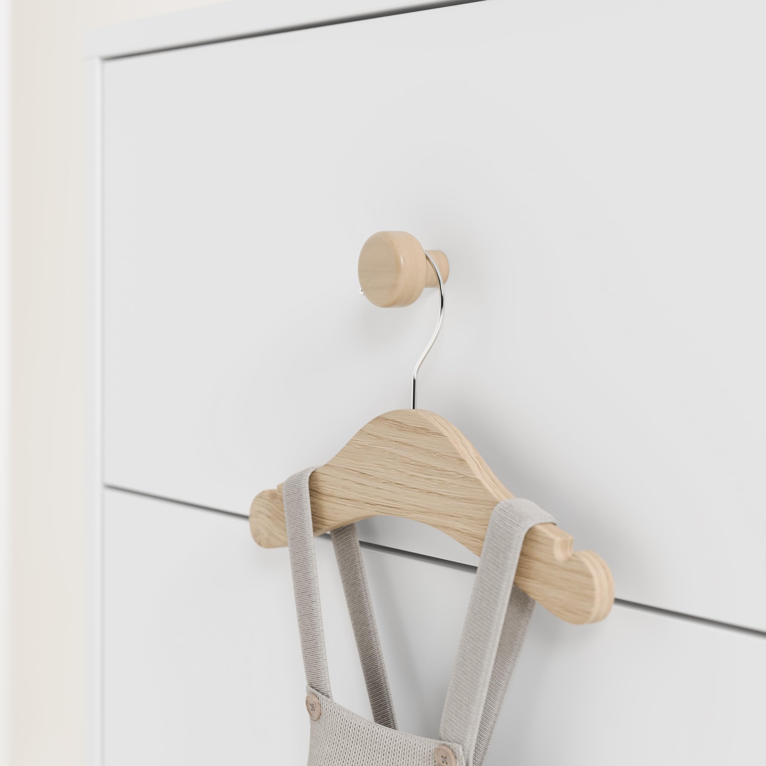 Storkcraft California 6-Drawer Double Dresser in White with Driftwood Finish - GREENGUARD Gold Certified, Sturdy Interlocking Drawer System, Kids Bedroom Dresser with Drawer Organizer for Clothes & Toys Storage - Perfect for Nursery, Toddler Room & Children's Bedroom Organization