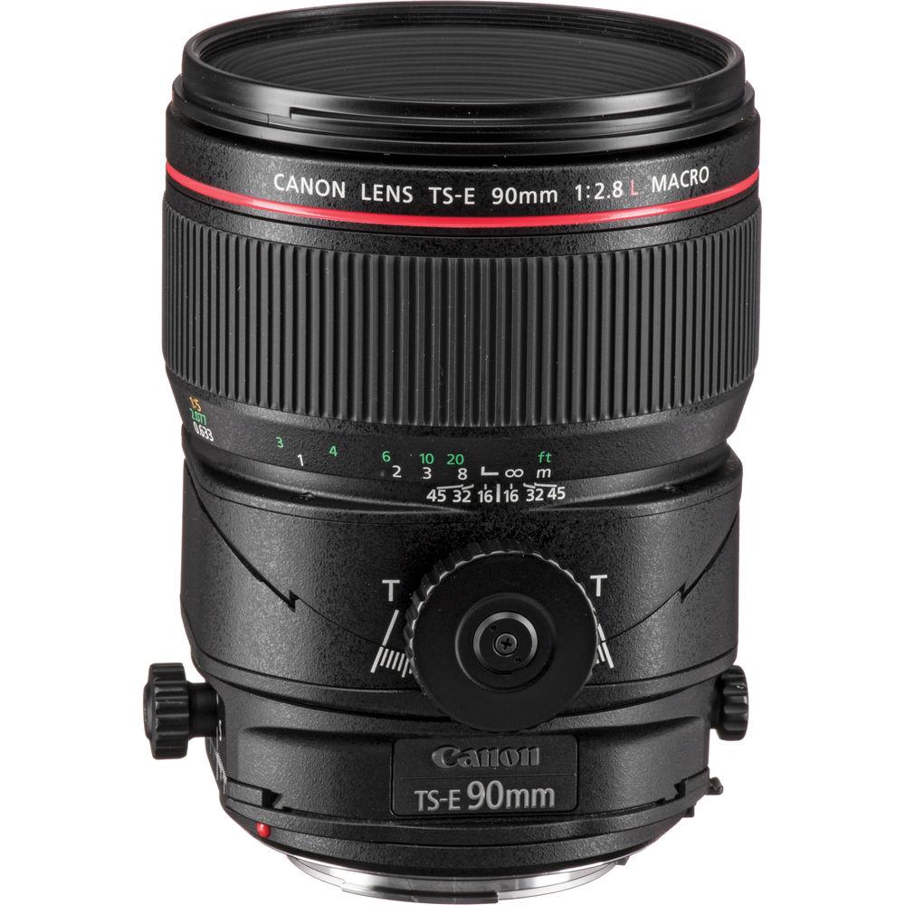 Canon EF 90mm f/2.8 L Tilt-Shift Macro Lens for DSLR Cameras - Professional Portrait & Product Photography, Architecture Shots, and Close-Up Macro Shooting
