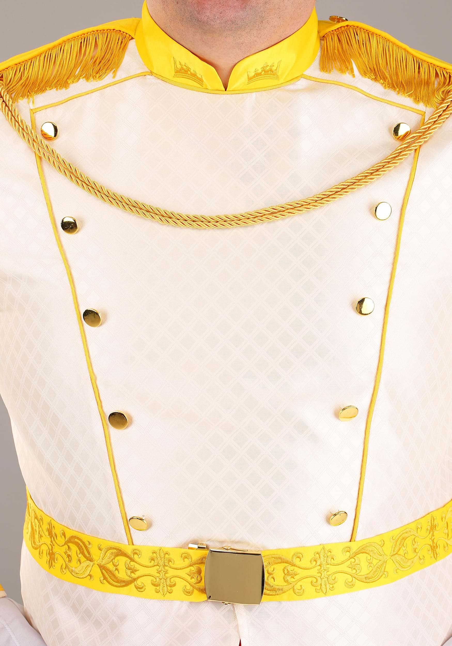 Disney Plus Size Prince Charming Costume for Men - Cinderella Inspired Halloween Outfit | Perfect for Cosplay, Costume Parties & Disney Theme Events