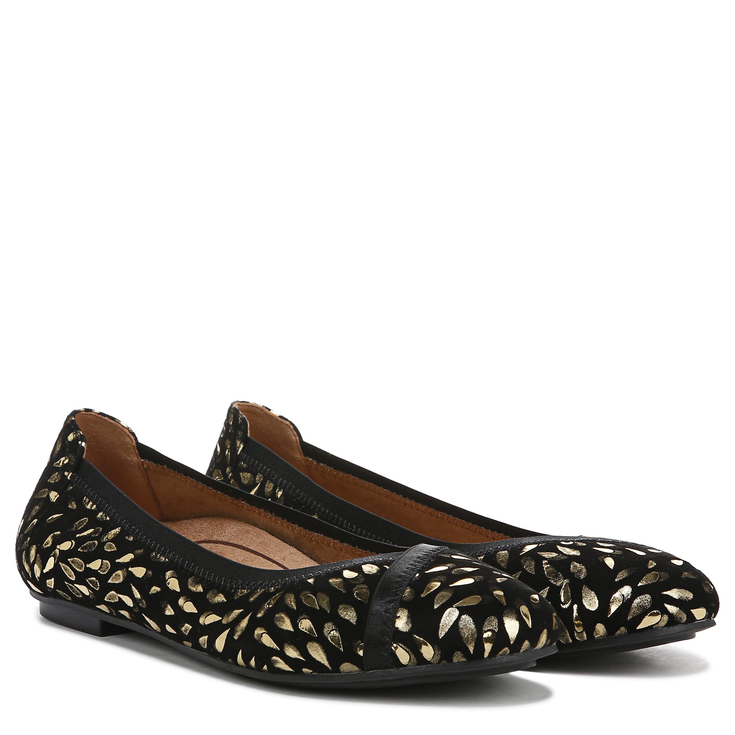 Vionic Women's Caroll Comfortable Orthotic Support Slip-On Loafers for Plantar Fasciitis & Arch Pain Relief - Perfect for Work, Travel & Everyday Wear