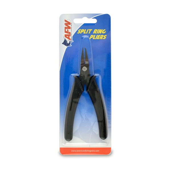 AFW Split Ring Fishing Pliers - Stainless Steel Hook Remover & Line Cutter Tool for Saltwater & Freshwater Fishing - Perfect for Anglers, Boat Fishing & Tackle Box Essentials
