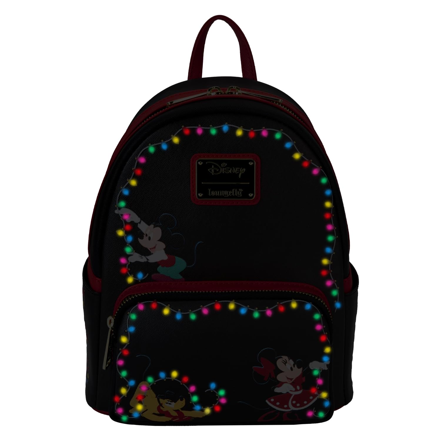 Disney Mickey Mouse Light Up Mini Backpack - Loungefly Official - Perfect for Cosplay, Theme Parks & Collectors