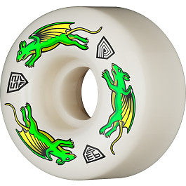 Powell Peralta Dragon Formula Wheels 52mm x 34mm - 93A Nano Rat Skateboard Wheels for Street & Park Skating - High Performance Urethane Wheels for Smooth Ride & Tricks