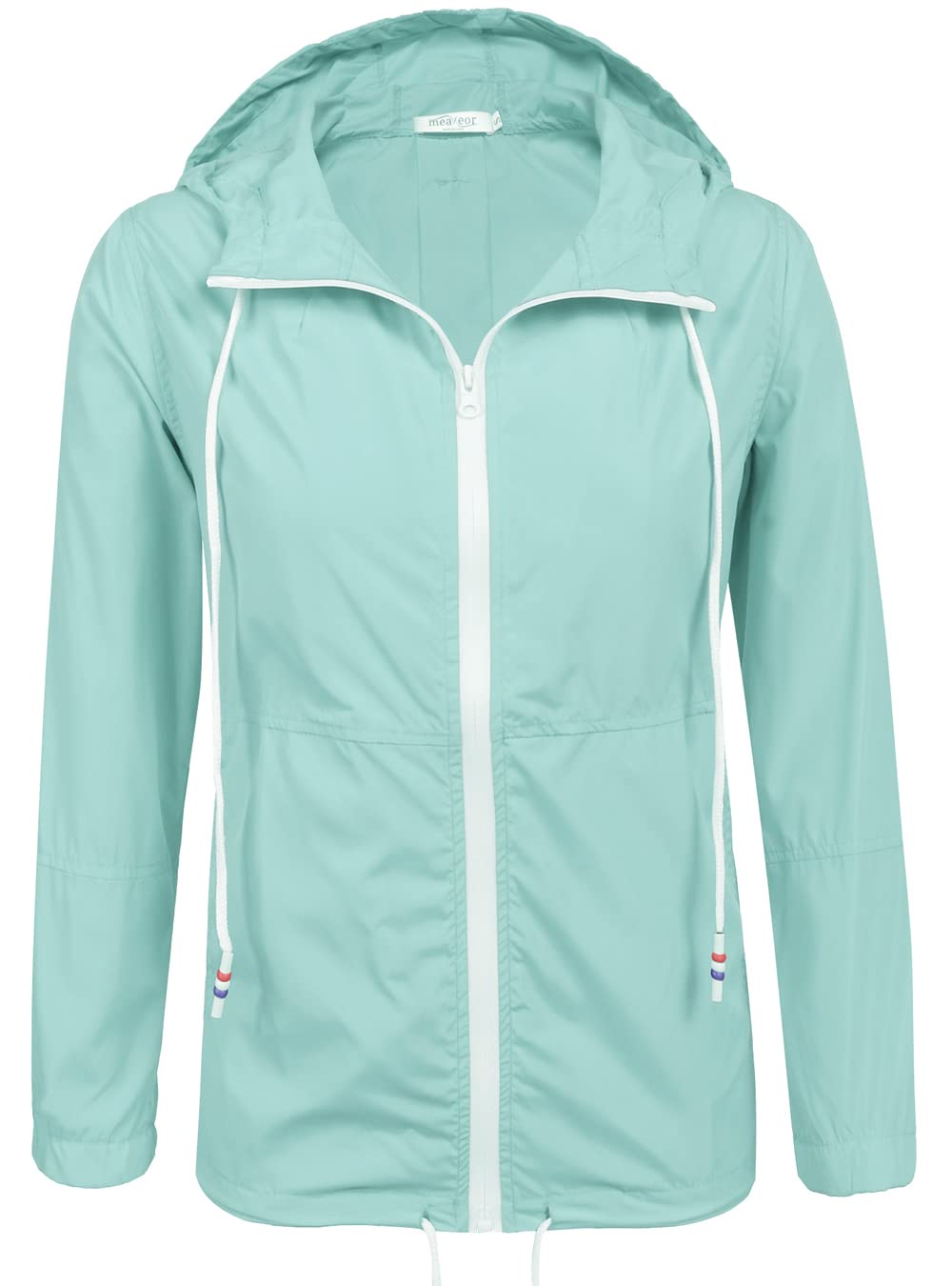 SoTeer Women's Waterproof Raincoat - Lightweight Hooded Windbreaker Jacket for Outdoor Activities (15 Colors, Sizes S-XXXL) | Perfect for Hiking, Commuting & Travel in Rainy Weather