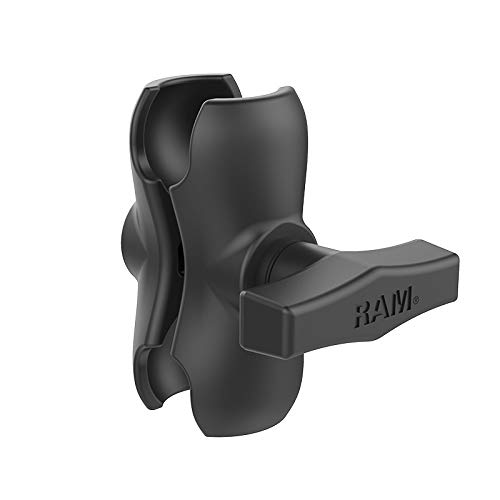 RAM Mounts Double Socket Arm RAM-201U-B Short Arm for RAM C Size 1.5
