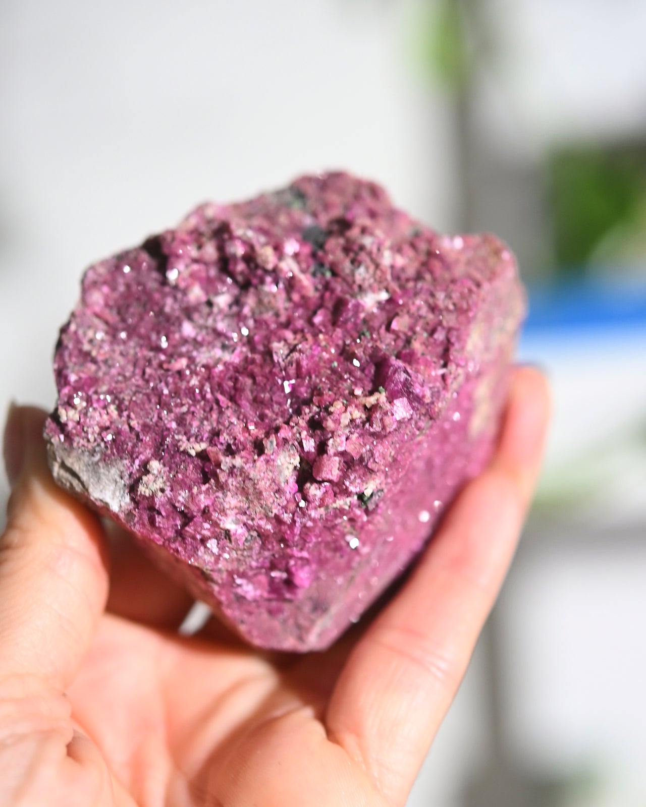 Cobaltoan Calcite 3 Inch - Natural Pink Cobalt Calcite Crystal Specimen for Mineral Collection, Healing Crystals & Home Decor