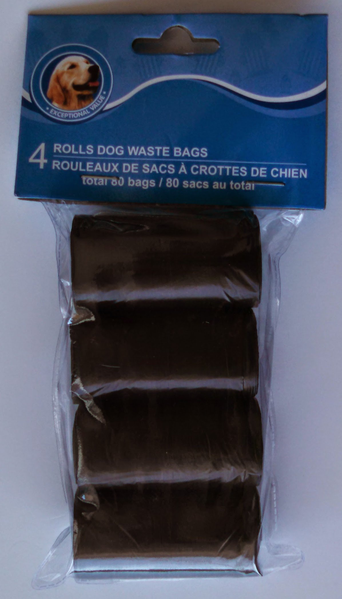 Eco-Friendly Dog Waste Bags - 4 Rolls of Leak-Proof Poop Bags for Dogs | Biodegradable Pet Cleanup Supplies for Walking, Hiking & Park Visits