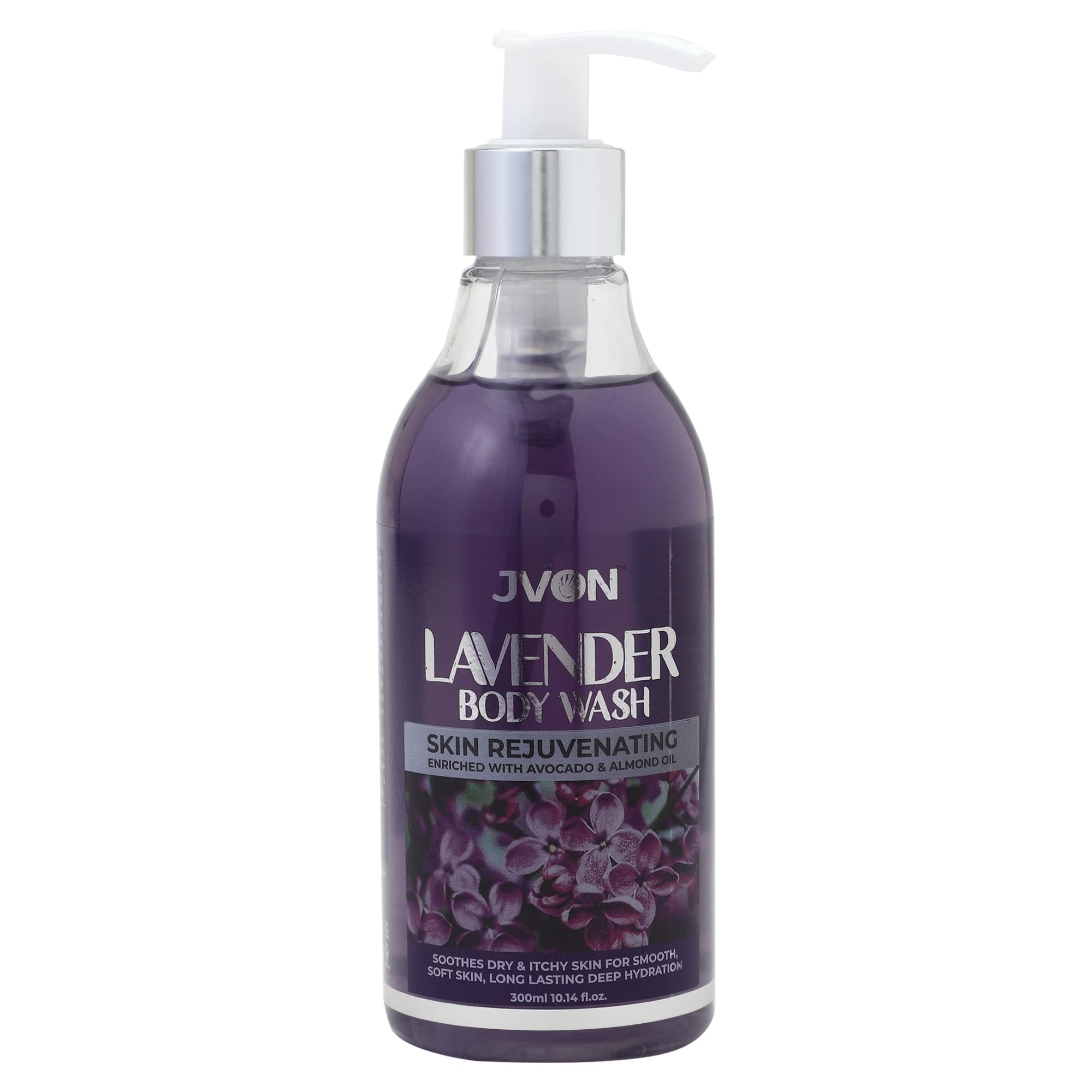 JVON Lavender Body Wash - Moisturizing Shower Gel with Natural Ingredients (100ml) | Hydrating & Relaxing for Dry Skin | Perfect for Daily Use & Aromatherapy