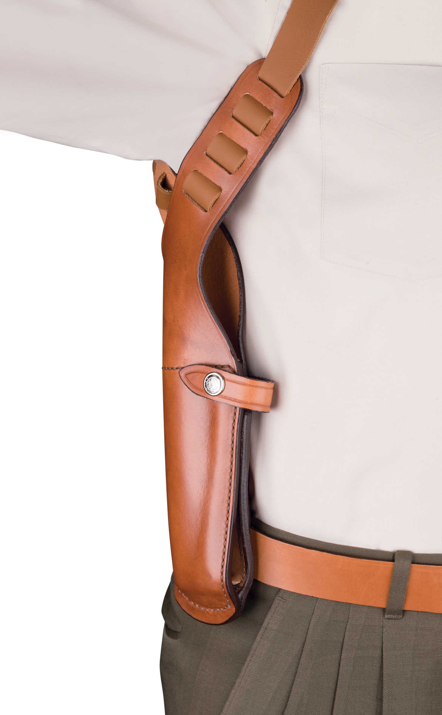 Bianchi X15 Tan Shoulder Holster - Concealed Carry Gun Holster for Pistols & Revolvers - Perfect for Law Enforcement, Security & Outdoor Activities