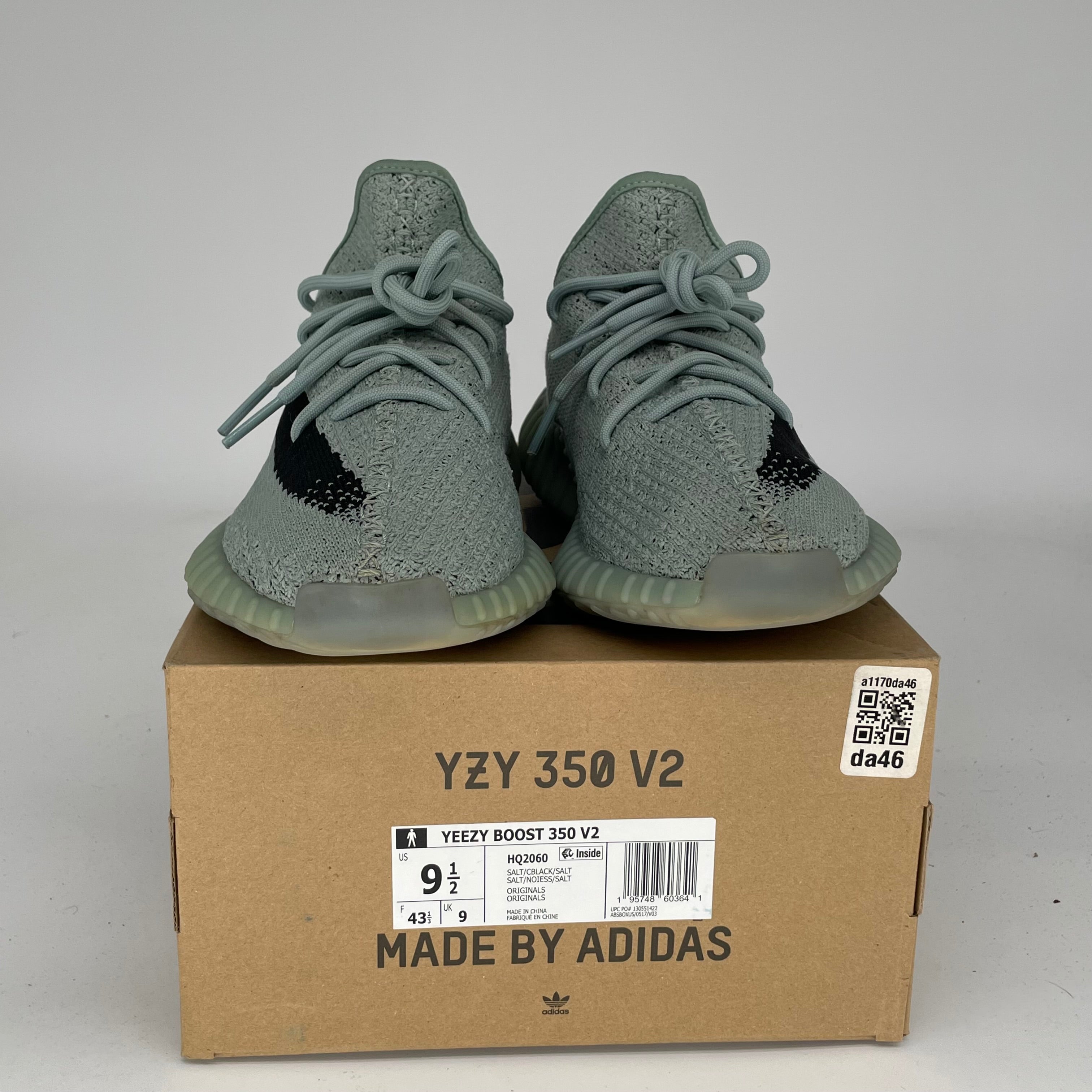 Adidas Yeezy Boost 350 V2 Salt - Men's Running Shoes Size 9.5 (HQ2060) | Comfortable Sneakers for Gym, Jogging & Casual Wear