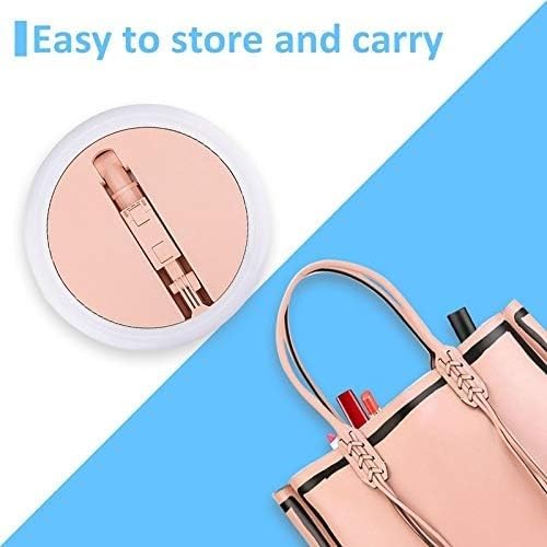 CCACHE Self-Timer LED Ring Light with Fill Light for Live Streaming, Video Calls, YouTube Videos & Photography - Perfect for Home Office, TikTok Creators & Content Makers