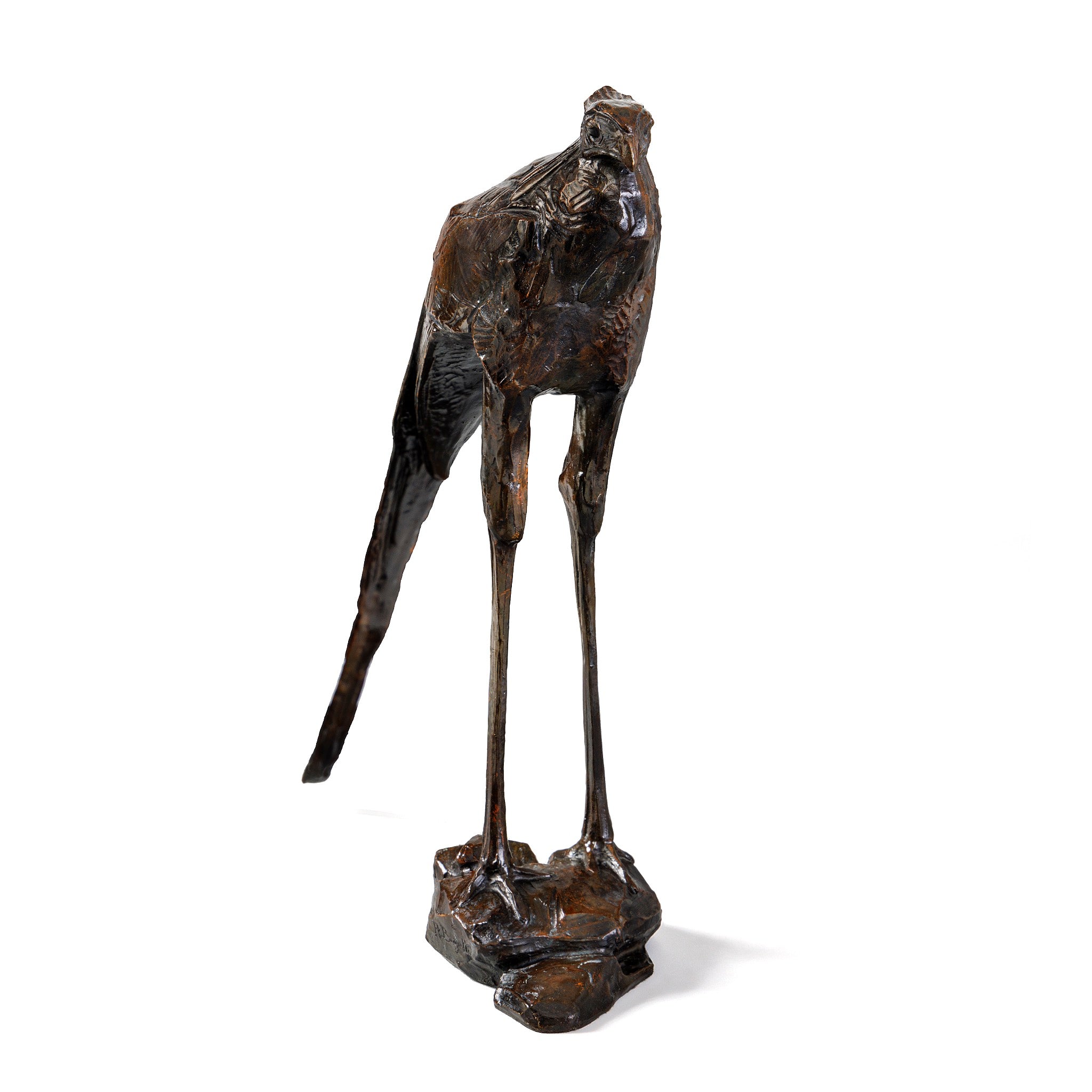 Rembrandt Bugatti Female Serpentaire Bronze Sculpture - Art Deco Animal Statue for Home Decor, Office Display & Collector's Item